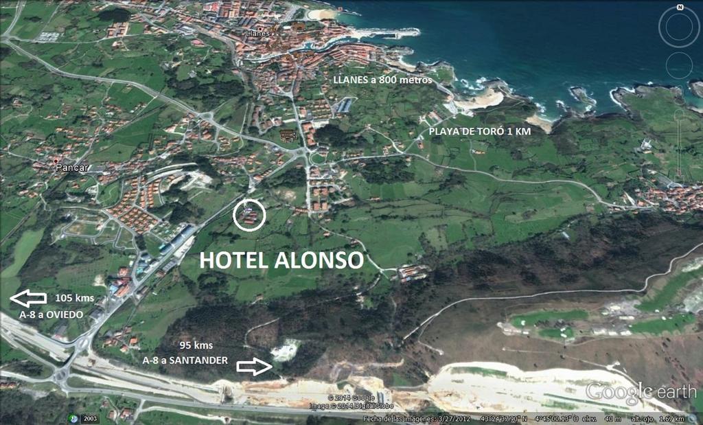 לאנס Hotel Alonso מראה חיצוני תמונה